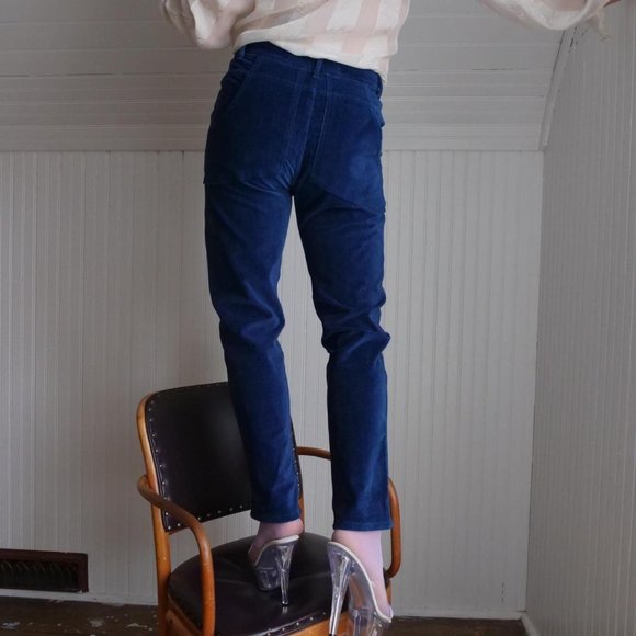 Eckhaus Latta El Jeans In Deep Blue 